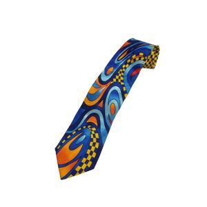 Vibrant Multi-Colored 100% Silk Rush Limbaugh No Boundaries Collection Neck Tie